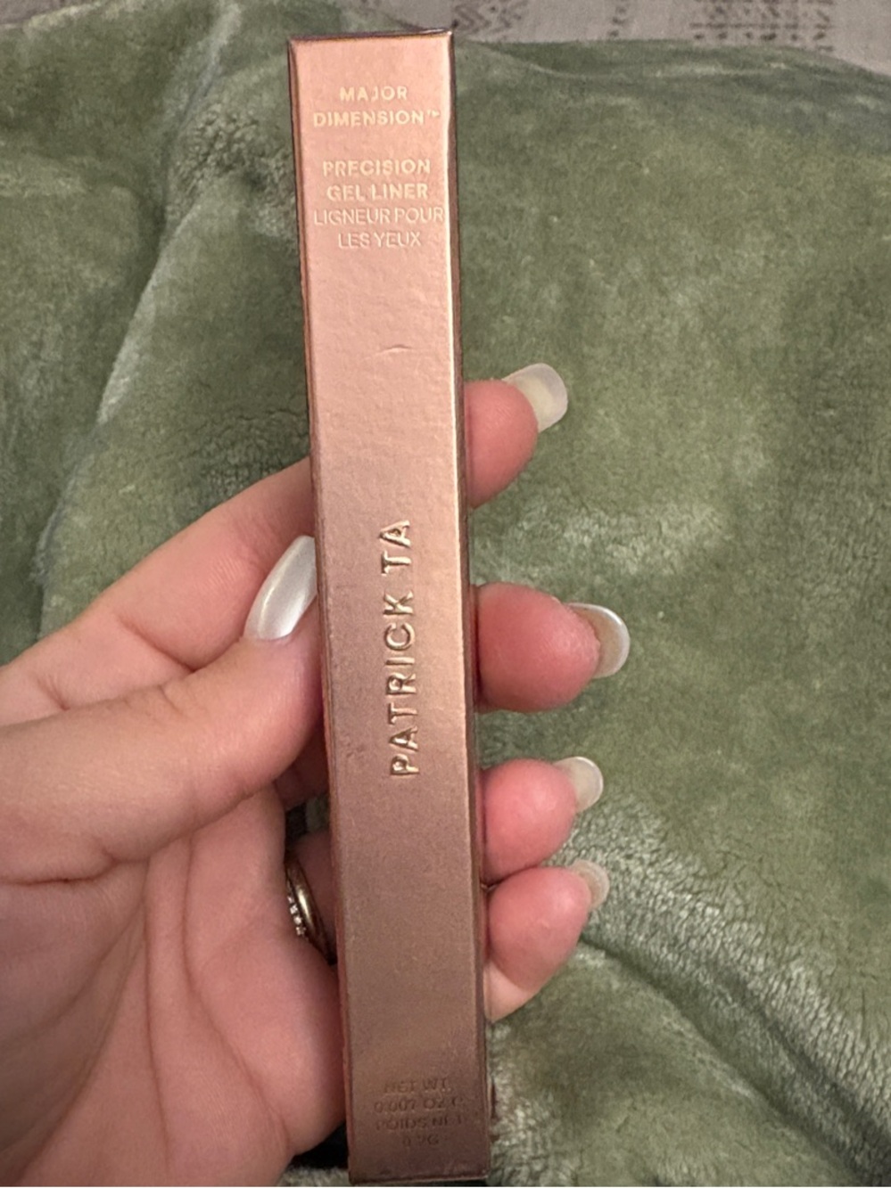 Patrick Ta Major Dimension Precision Gel Liner - Rose Gold Packaging